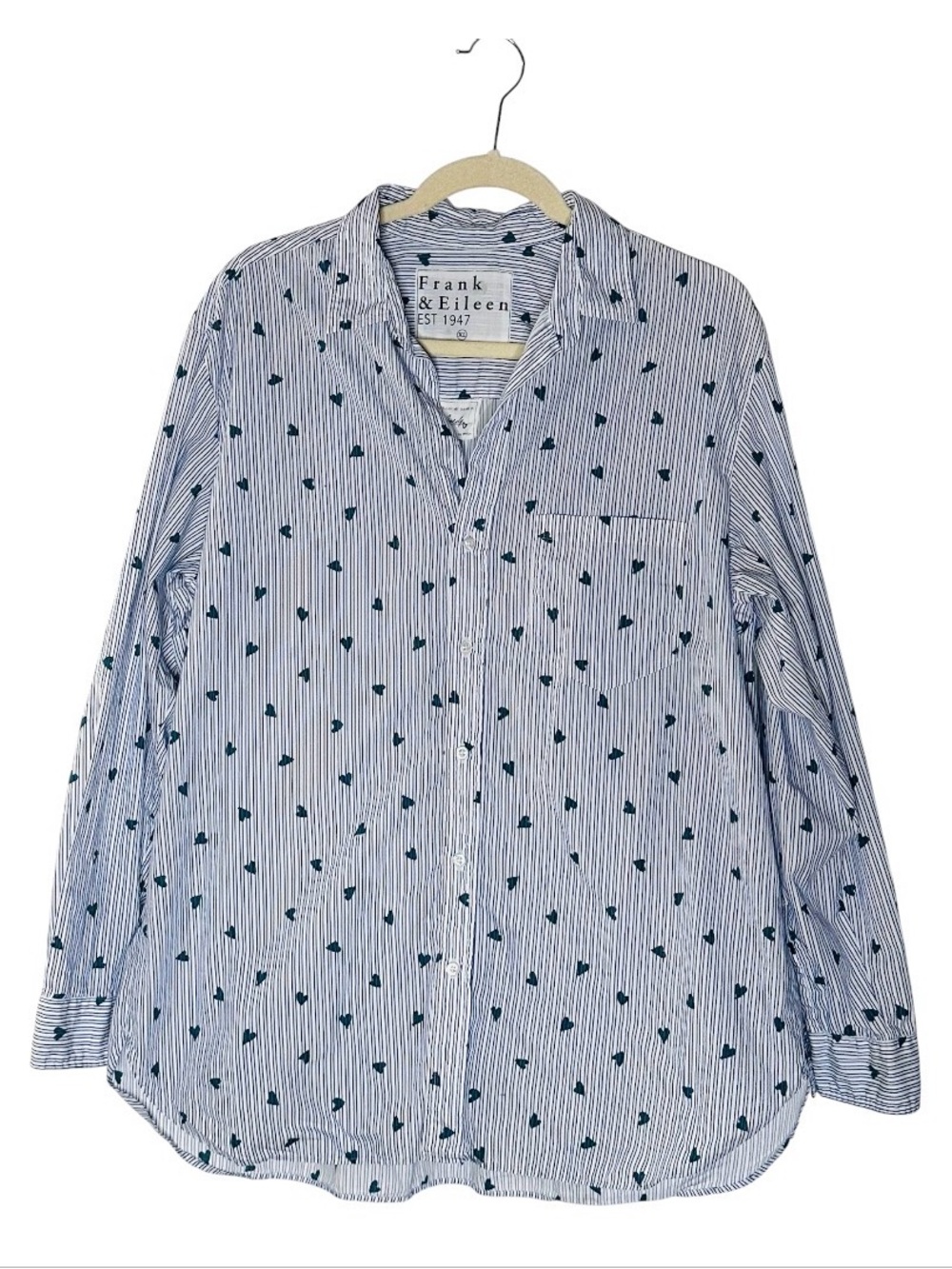 Frank & Eileen Joedy Boyfriend Button-Up Shirt XL - Picture 2 of 5